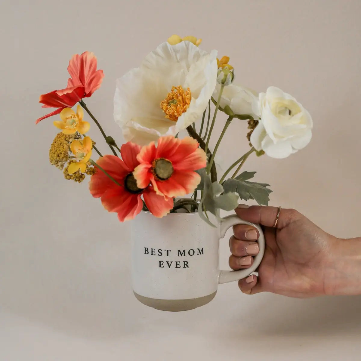 Best Mom Ever 14oz. Stoneware Coffee Mug - Sweet Water Decor