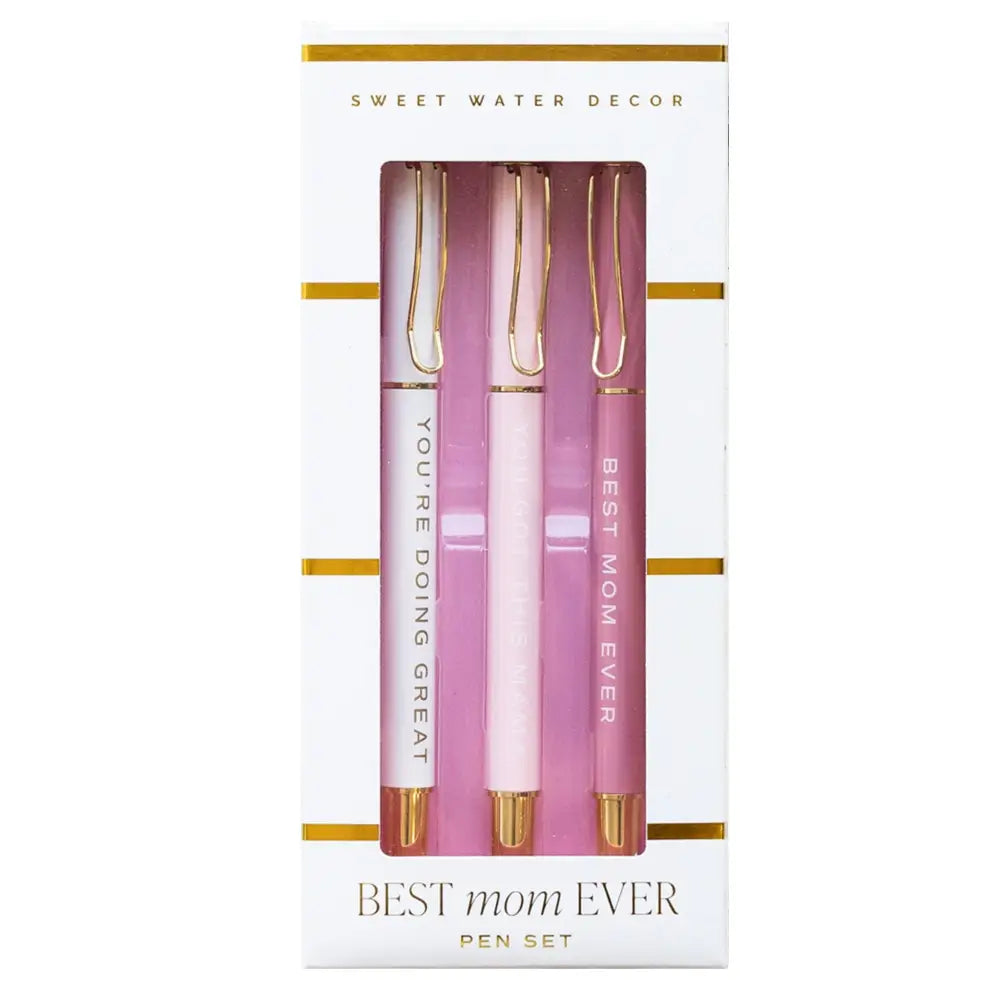 Best Mom Ever Pen Set - Sweet Water Decor
