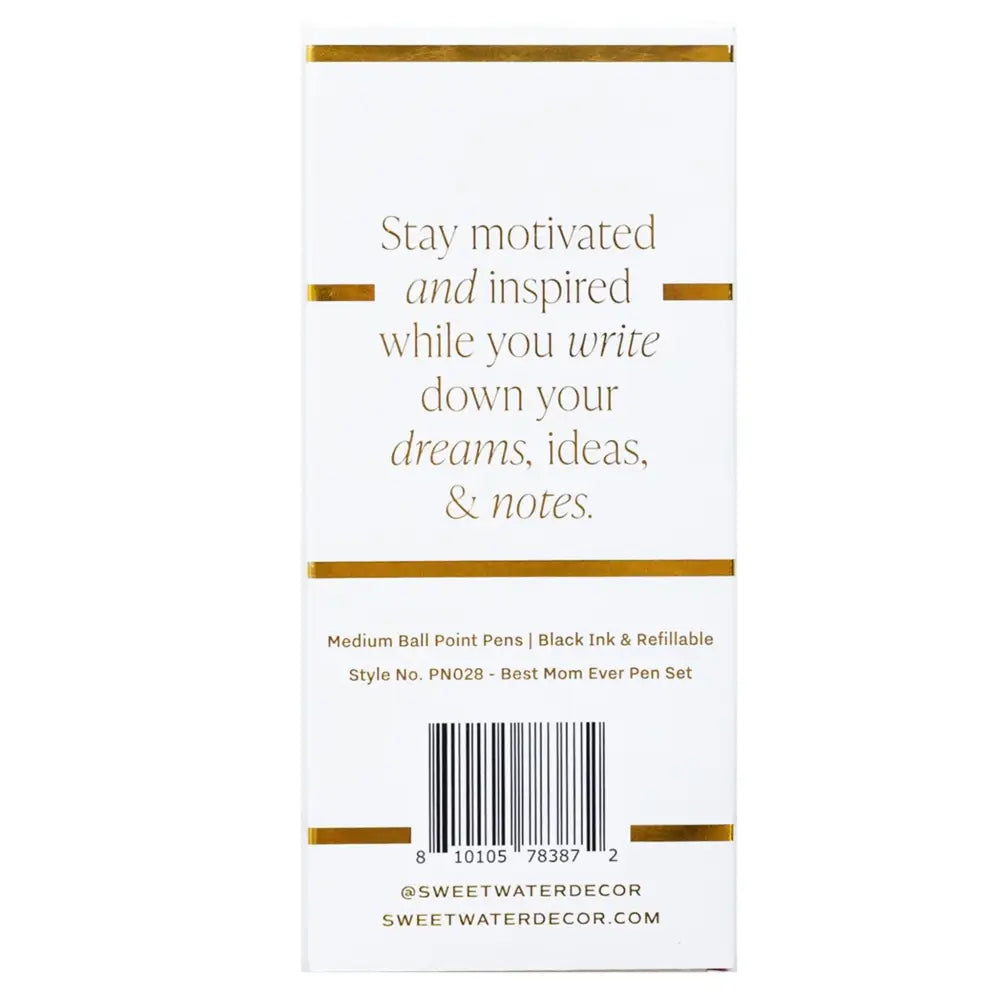 Best Mom Ever Pen Set - Sweet Water Decor