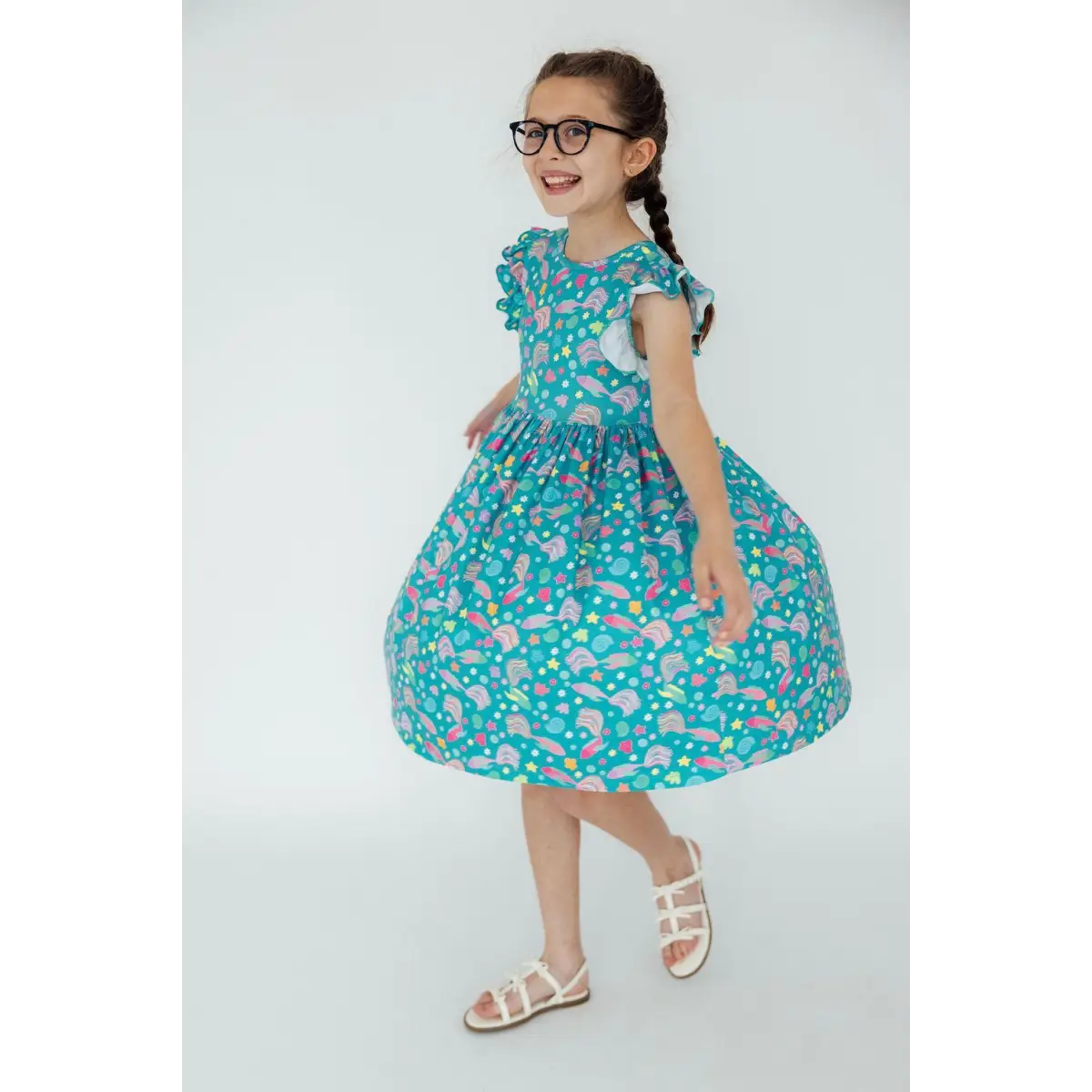 Betta Blooms Flutter Sleeve Twirl Dress - Mila & Rose ®