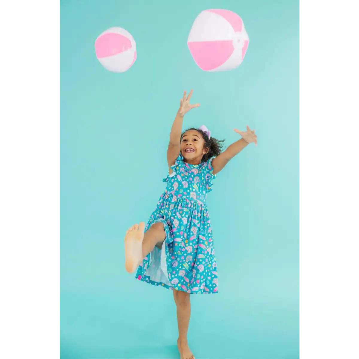Betta Blooms Flutter Sleeve Twirl Dress - Mila & Rose ®
