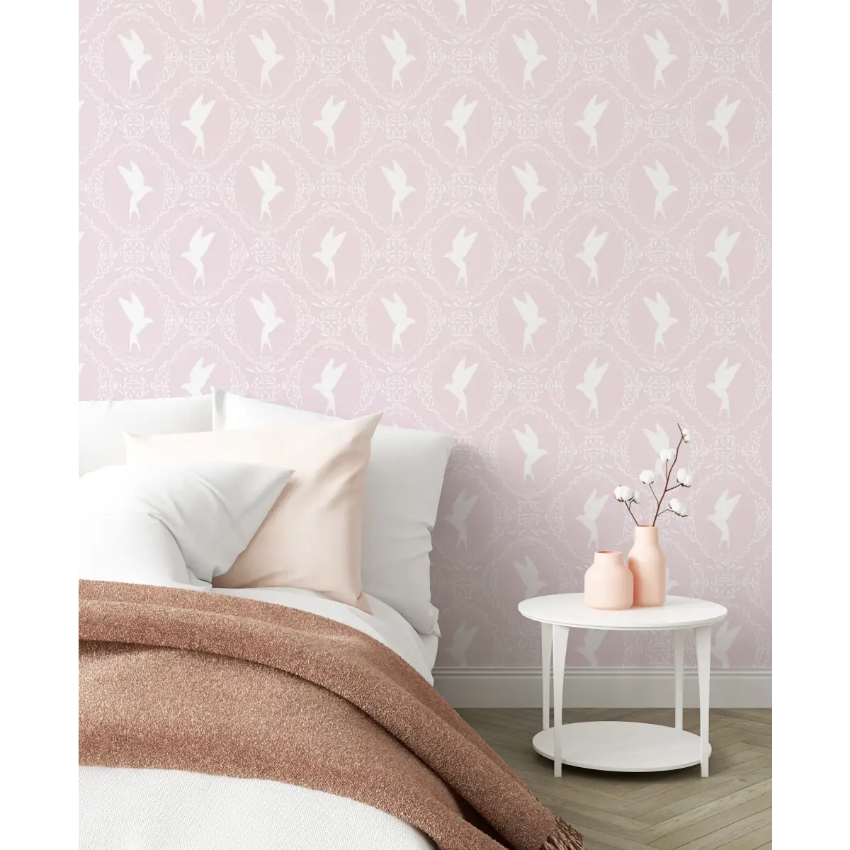 Betty Wallpaper - Birds in Frames - by Zanet from Wonderland - Loomwell Home Goods