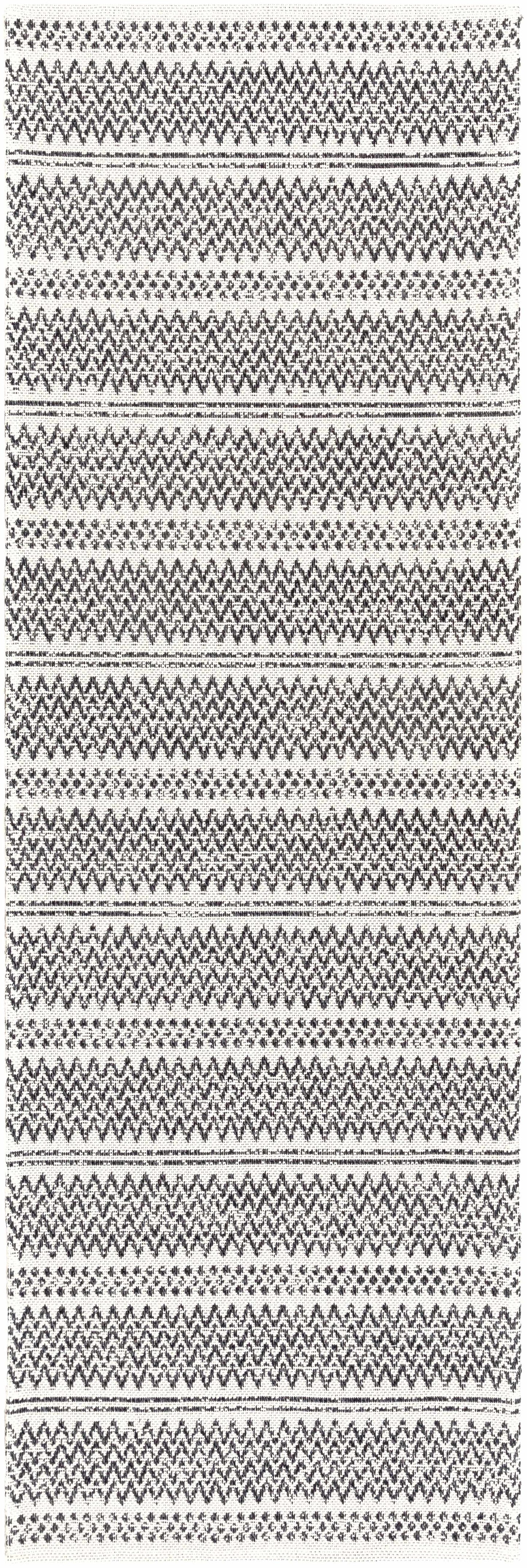 Black & White Cotton Area Rug - Boutique Rugs