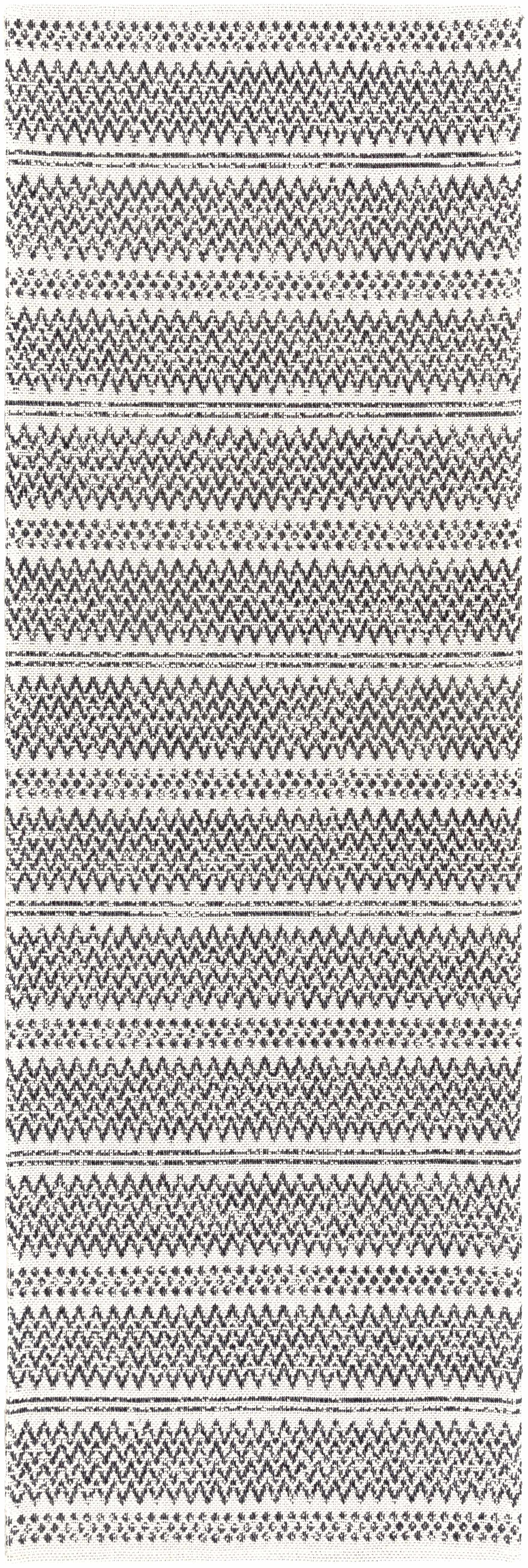 Black & White Cotton Area Rug - Boutique Rugs
