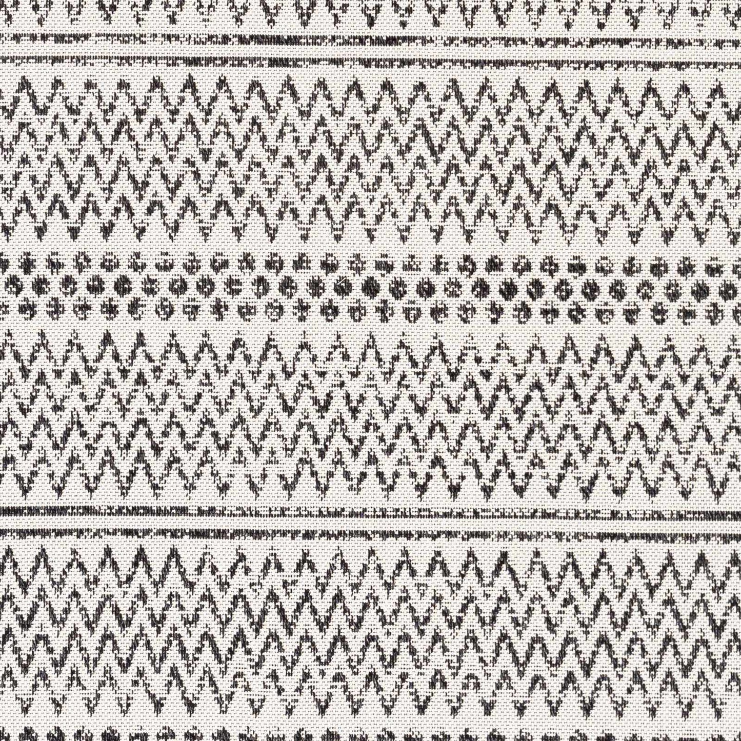 Black & White Cotton Area Rug - Boutique Rugs