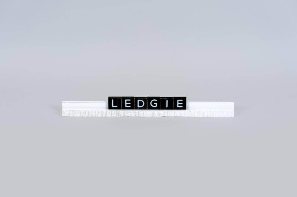White Wood Letter Board Ledgie 20"