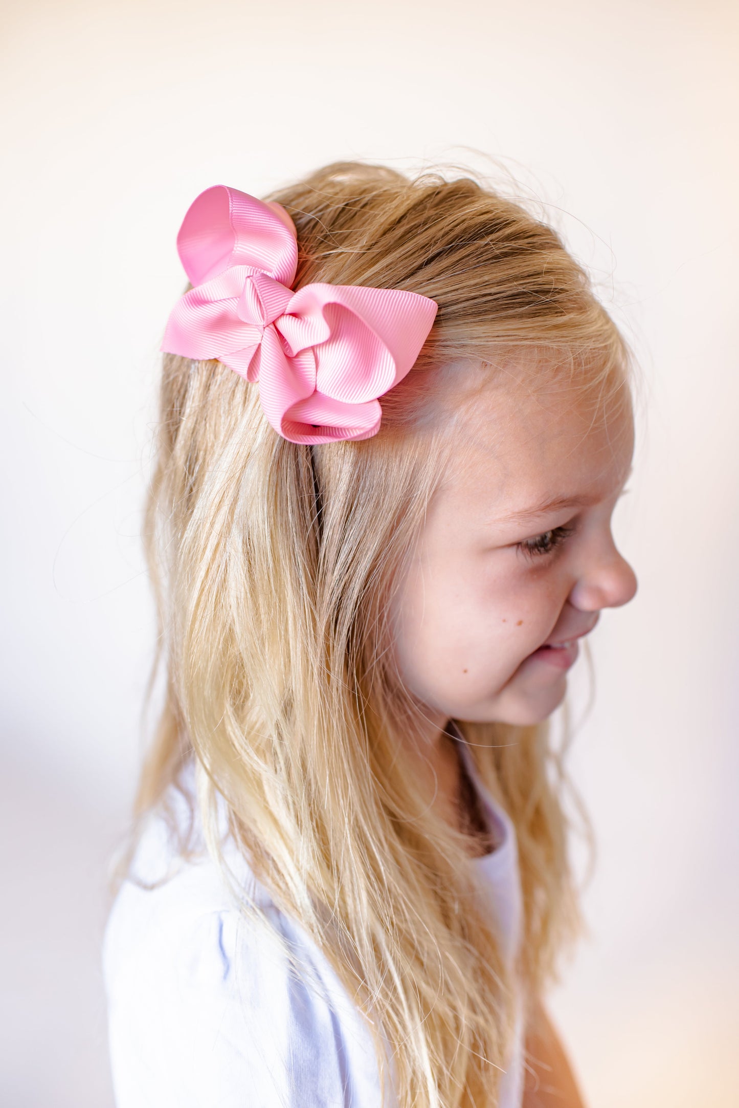 Solid Hair Bows - Bubble Gum Pink / 4’’ - ARB Blanks