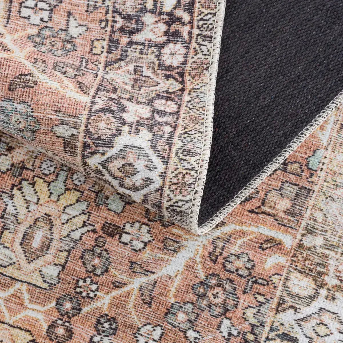 Bian Washable Distressed Rug - Boutique Rugs