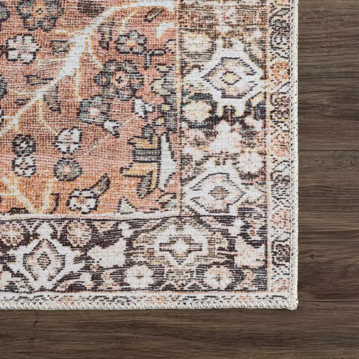 Bian Washable Distressed Rug - Boutique Rugs