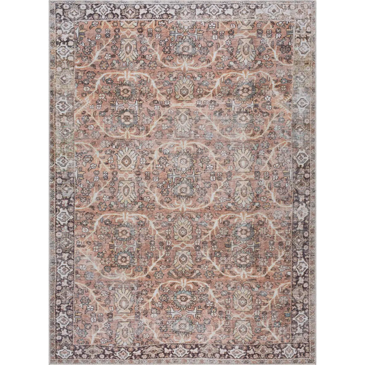 Bian Washable Distressed Rug - Boutique Rugs