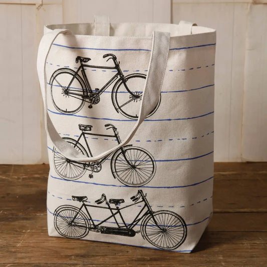 Bicycle Canvas Tote Bag - HomArt