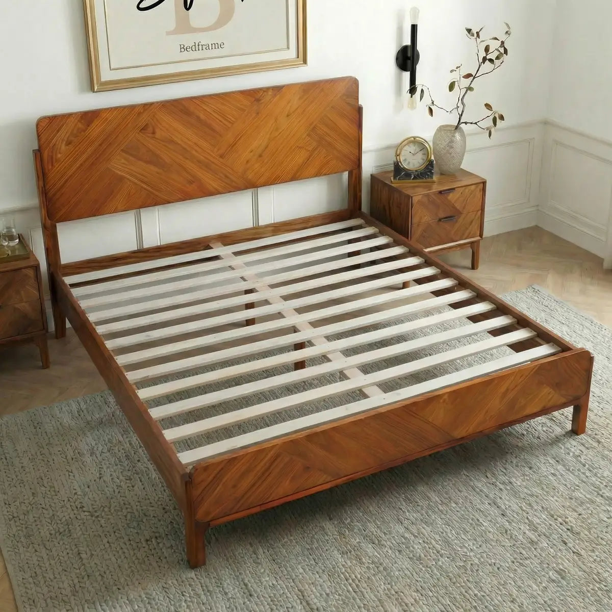 Bifrost Solid Wood Bed Frame - Megsu