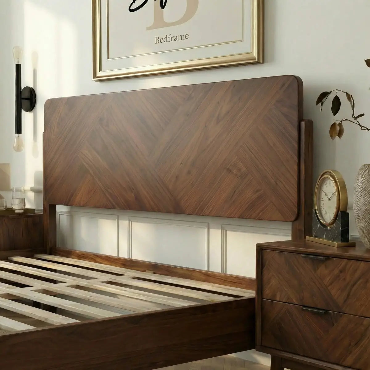 Bifrost Solid Wood Bed Frame - Megsu