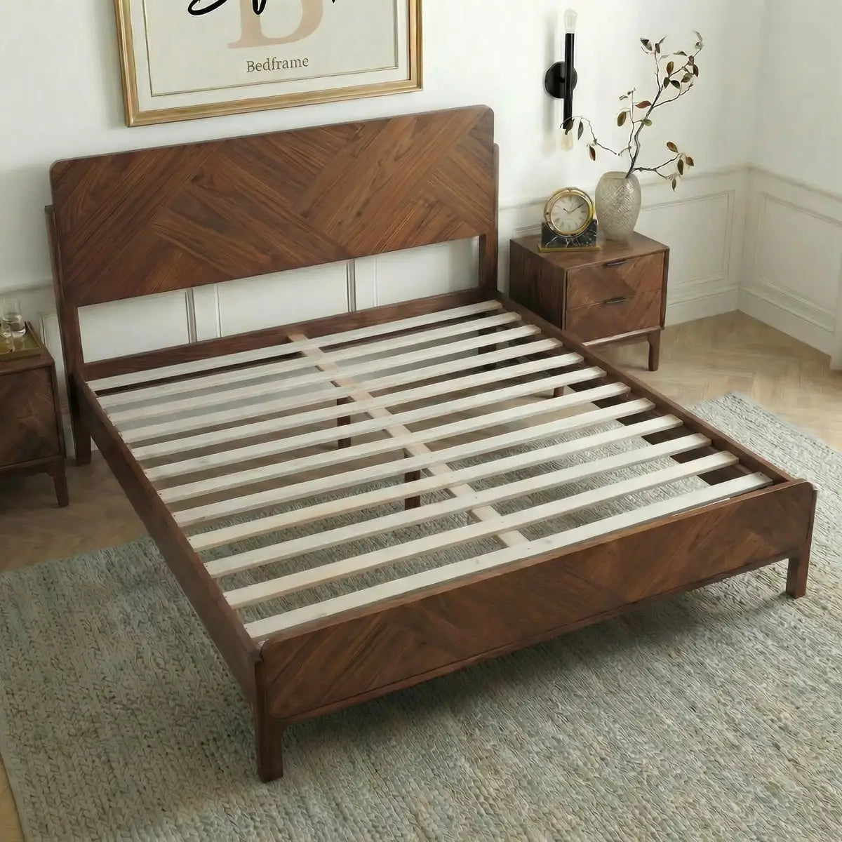 Bifrost Solid Wood Bed Frame - Megsu