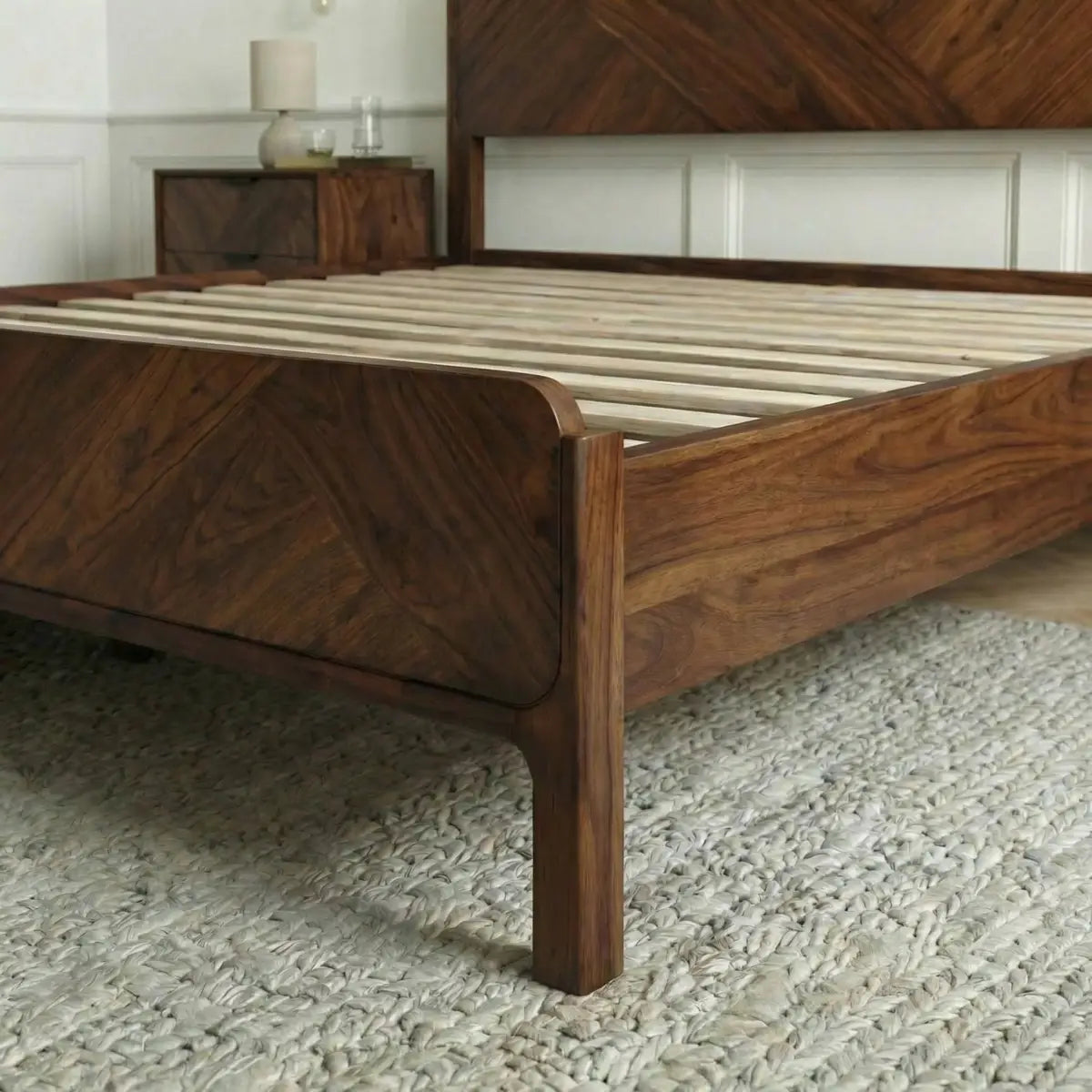 Bifrost Solid Wood Bed Frame - Megsu