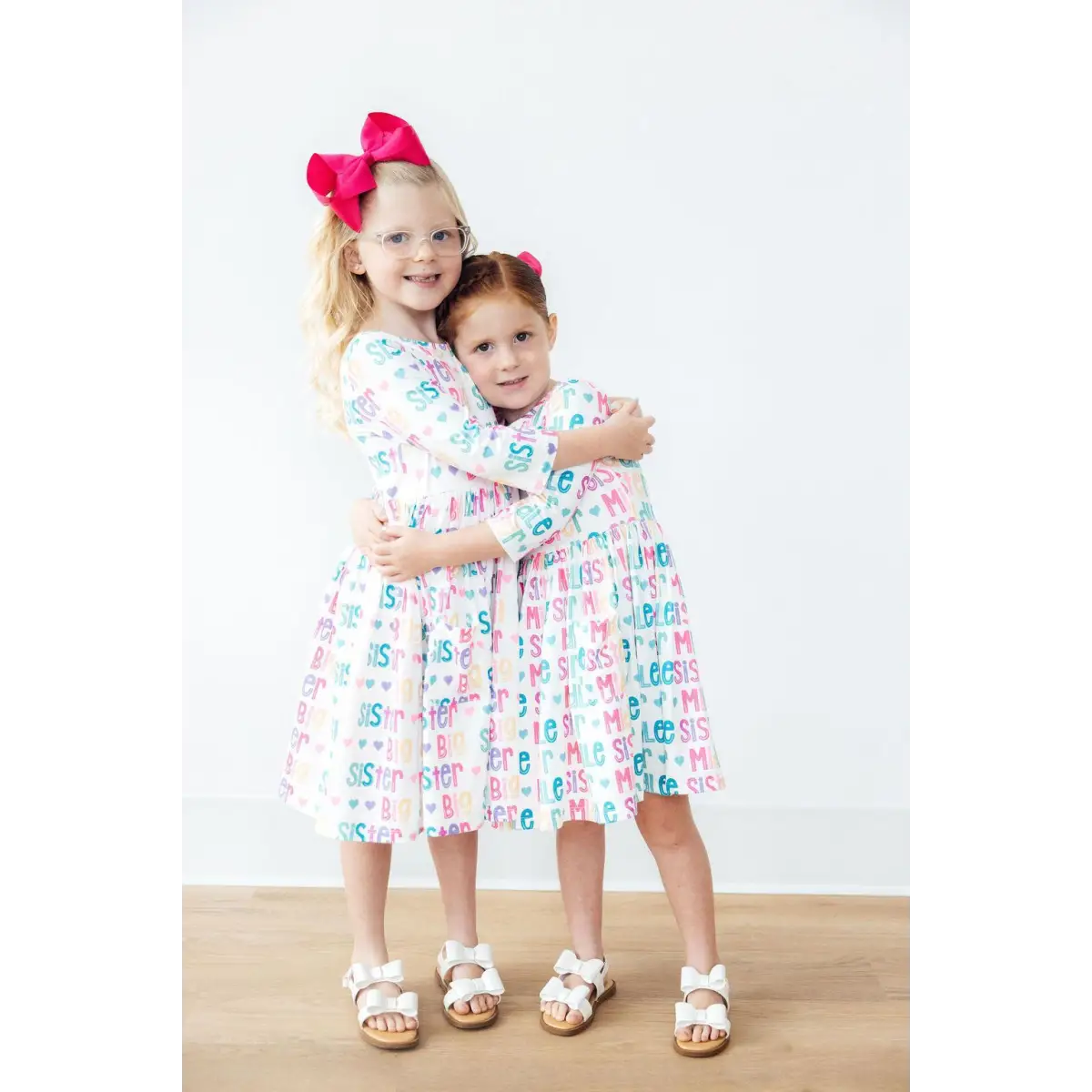 Big Sister 3/4 Sleeve Pocket Twirl Dress - Mila & Rose ®
