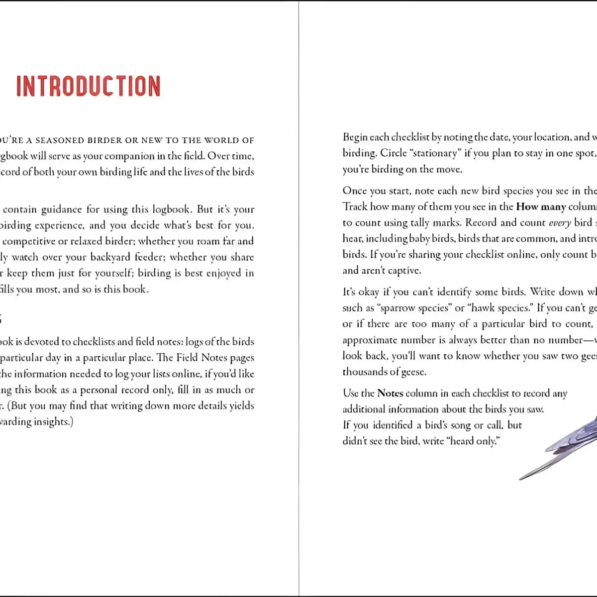 The Birder’s Logbook - Birdwatching Journal - Peter Pauper Press