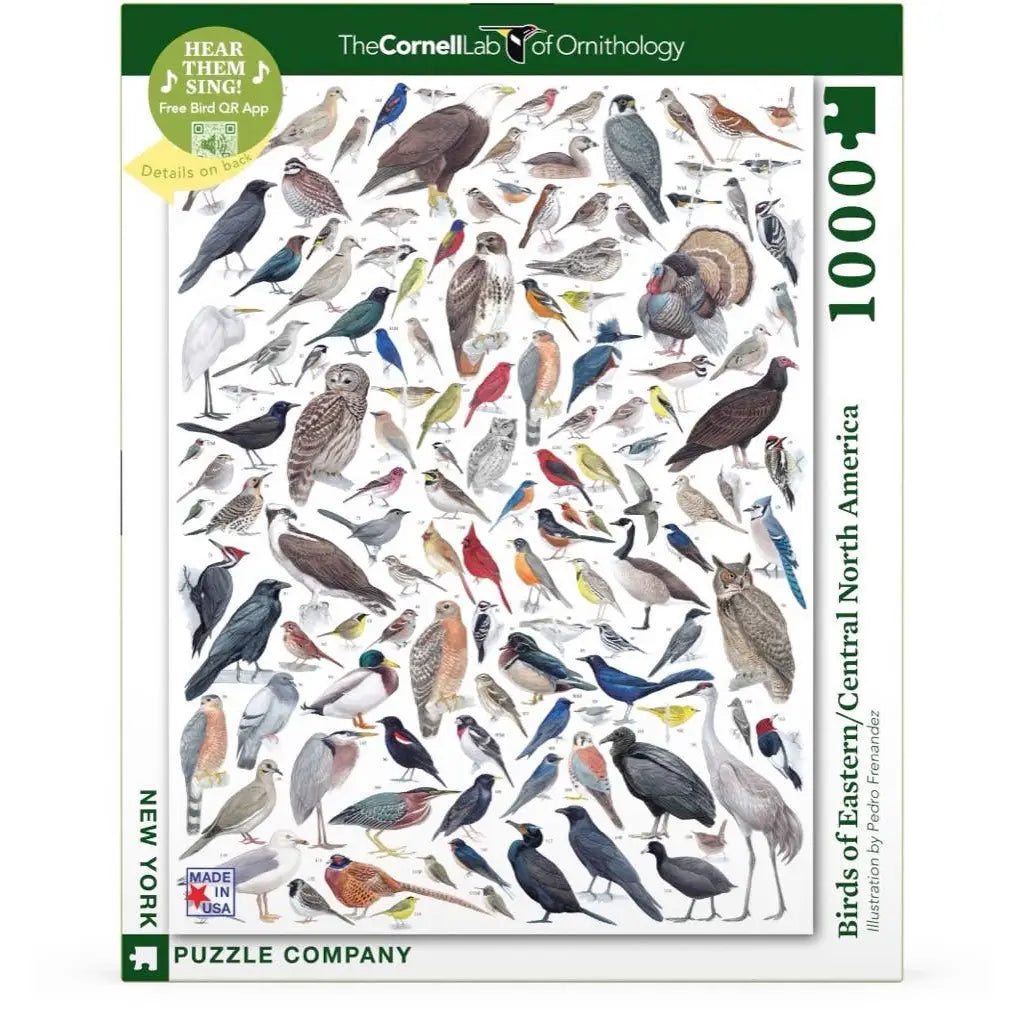 Jigsaw Puzzle - Birds of Eastern Central North America - 1000 Piece - New York Puzzle Company