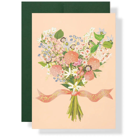 Birthday Greeting Card - Bouquet - Karen Adams Designs