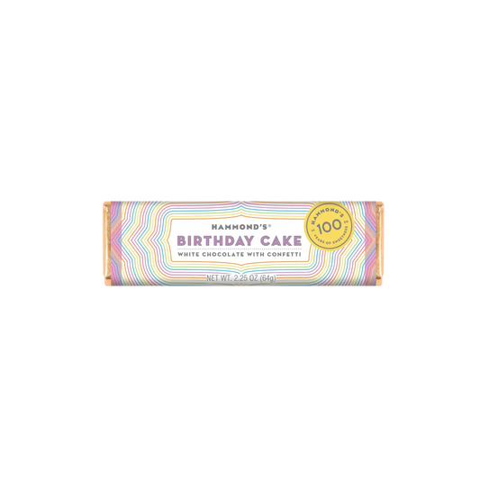 Birthday Cake - White Chocolate Candy Bar - Hammond’s Candies / Lolli & Pops