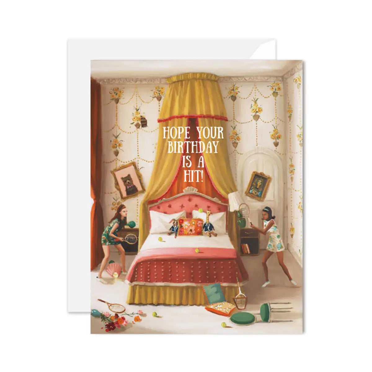 Birthday Card - Hope Your Birthday Is A Hit! - Janet Hill - JANET HILL STUDIO