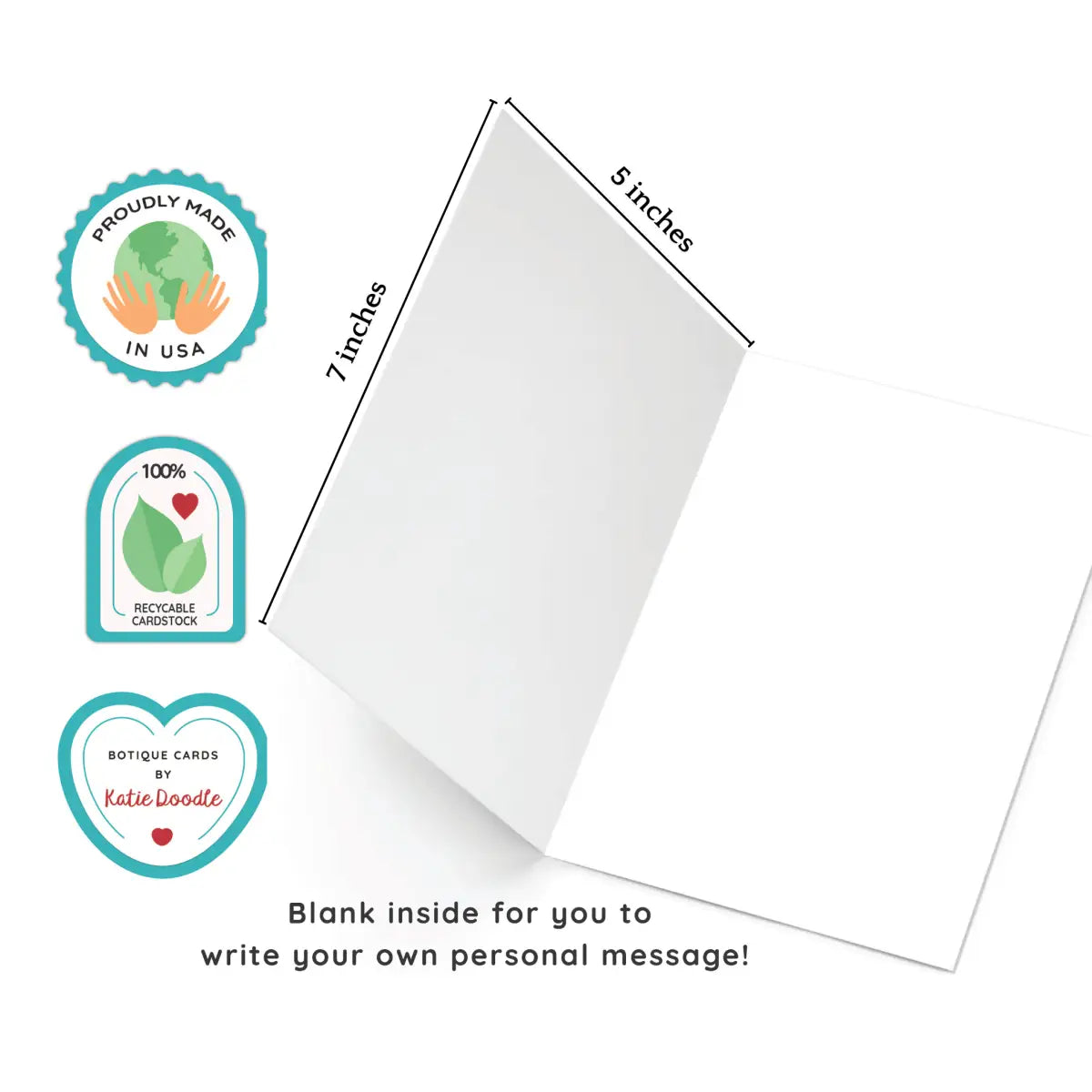 Funny Birthday Card - Retro Friendship Card - Blank Inside - Katie Doodle | Boutique Greeting Cards & Birthday Gifts