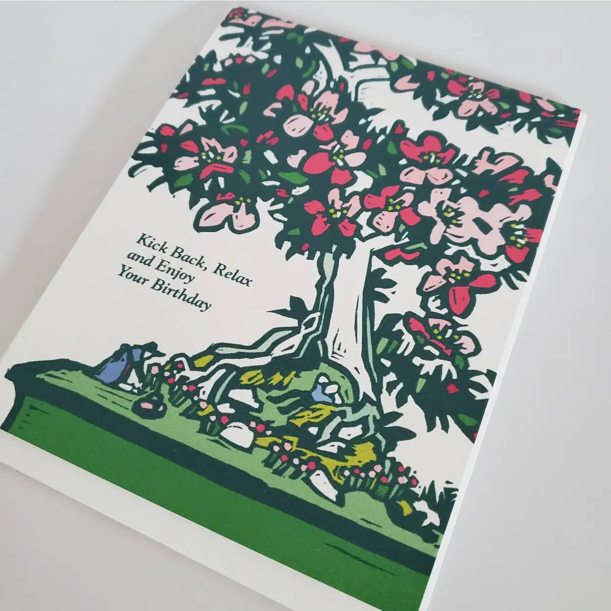 Birthday Greeting Card - Japanese Bonsai - Little Green