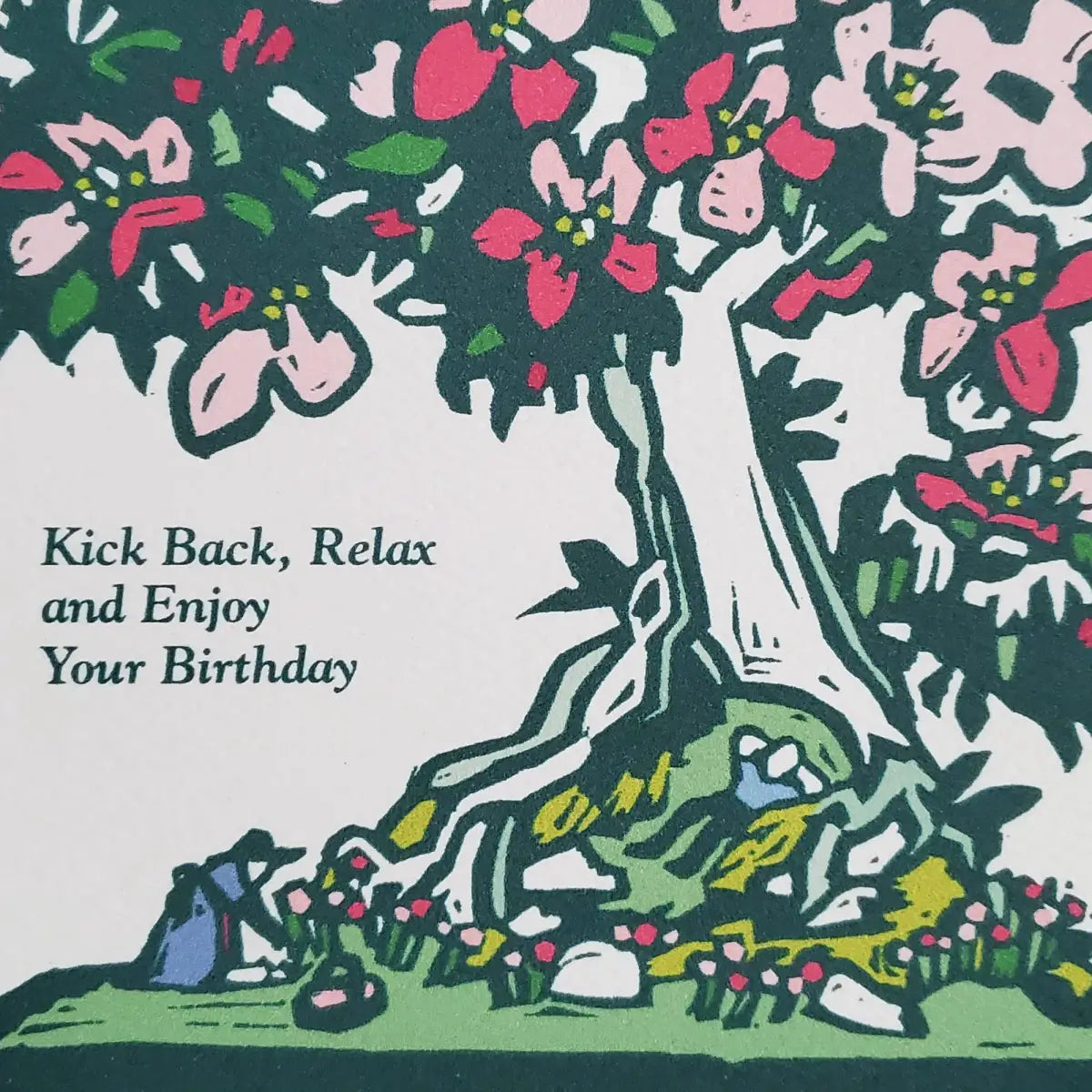 Birthday Greeting Card - Japanese Bonsai - Little Green