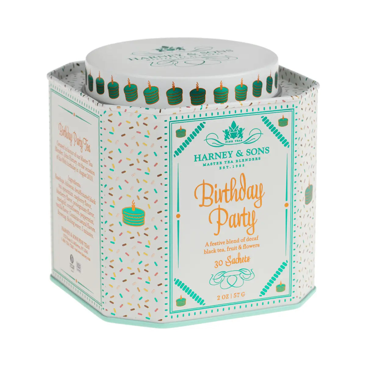 Birthday Party Tea - Sachets / Tin of 30 Sachets - Harney & Sons Fine Teas