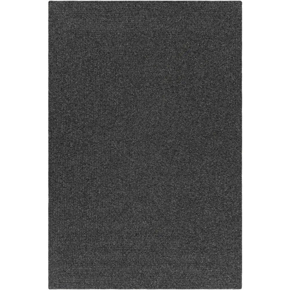 Black Braided Faux Jute Rug - 5’ x 7’6’’ Rectangle - Boutique Rugs