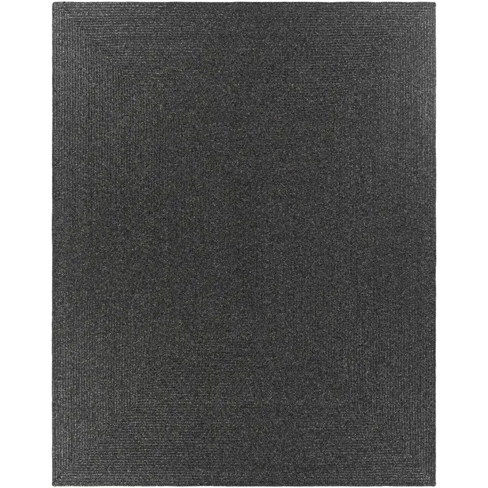 Black Braided Faux Jute Rug - 7’6’’ x 9’6’’ Rectangle - Boutique Rugs