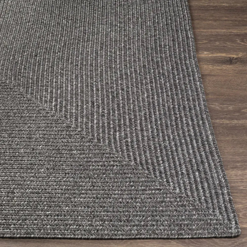 Black Braided Faux Jute Rug - Boutique Rugs