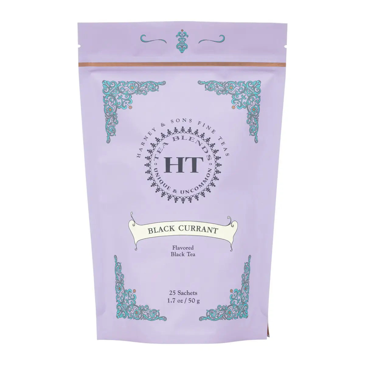 Black Currant Tea - Hot or Iced - Sachets / Bag of 25 Sachets - Harney & Sons Fine Teas