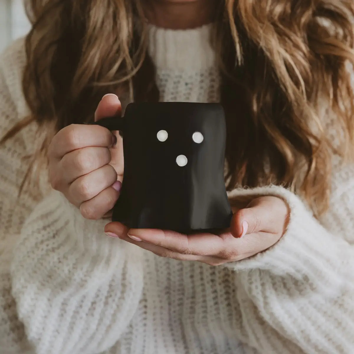 Black Ghost 12oz. Figurine Coffee Mug - Sweet Water Decor