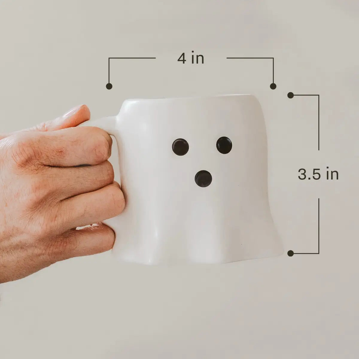 Black Ghost 12oz. Figurine Coffee Mug - Sweet Water Decor