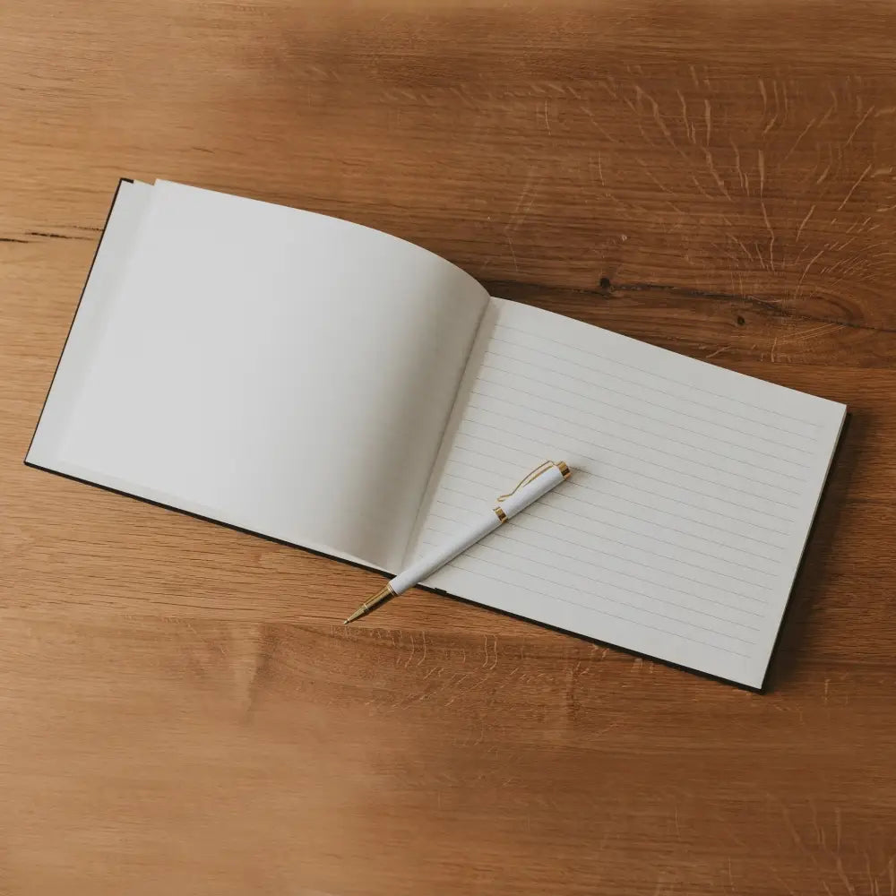 Black Guest book - Sweet Water Decor