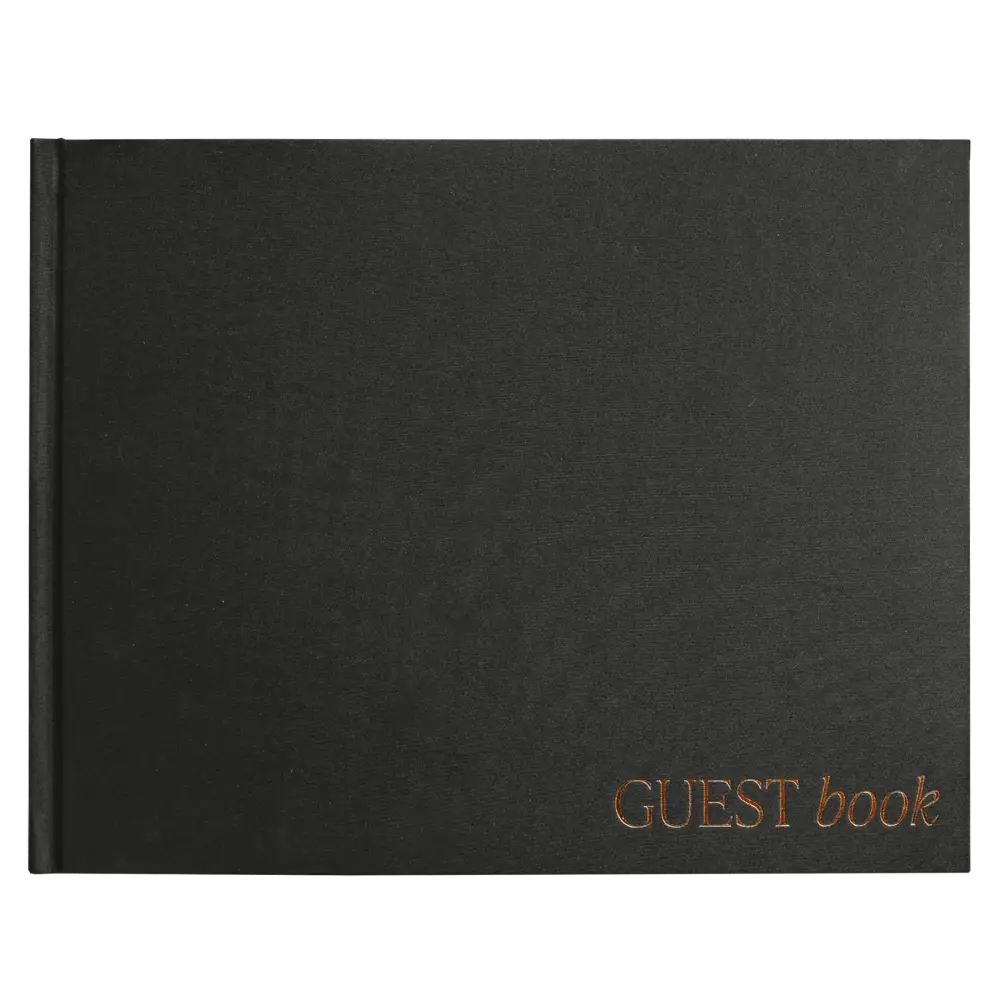 Black Guest book - Sweet Water Decor