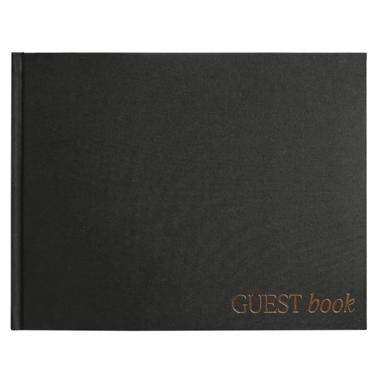 Black Guest book - Sweet Water Decor