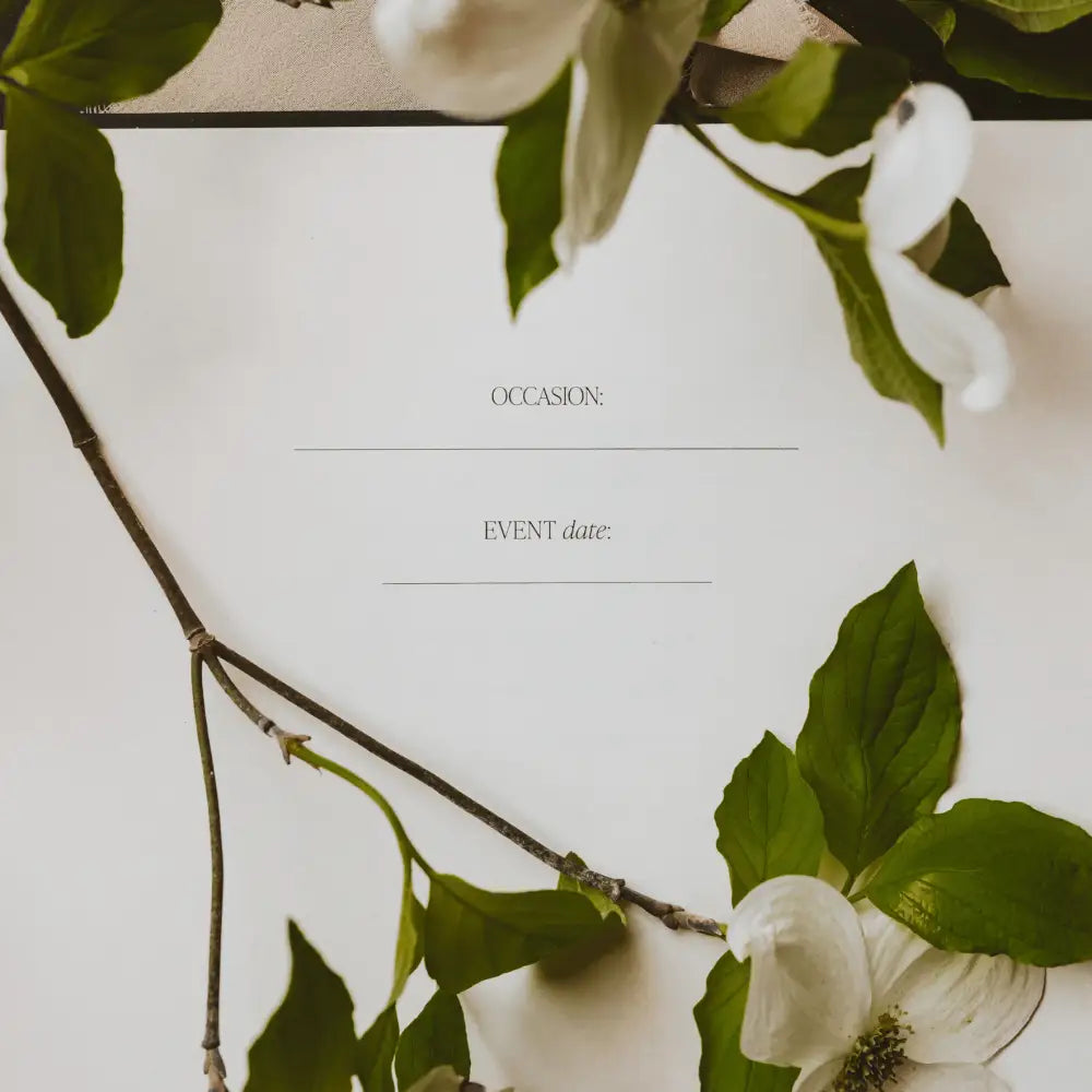 Black Guest book - Sweet Water Decor