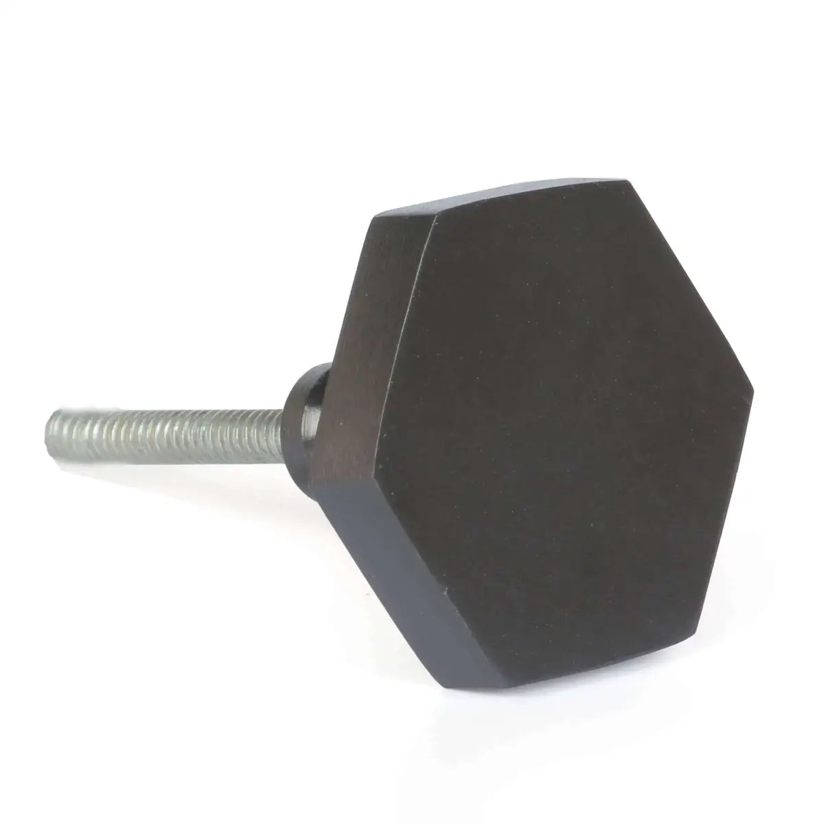 Black Hexagon Knob (each) - Perilla Home
