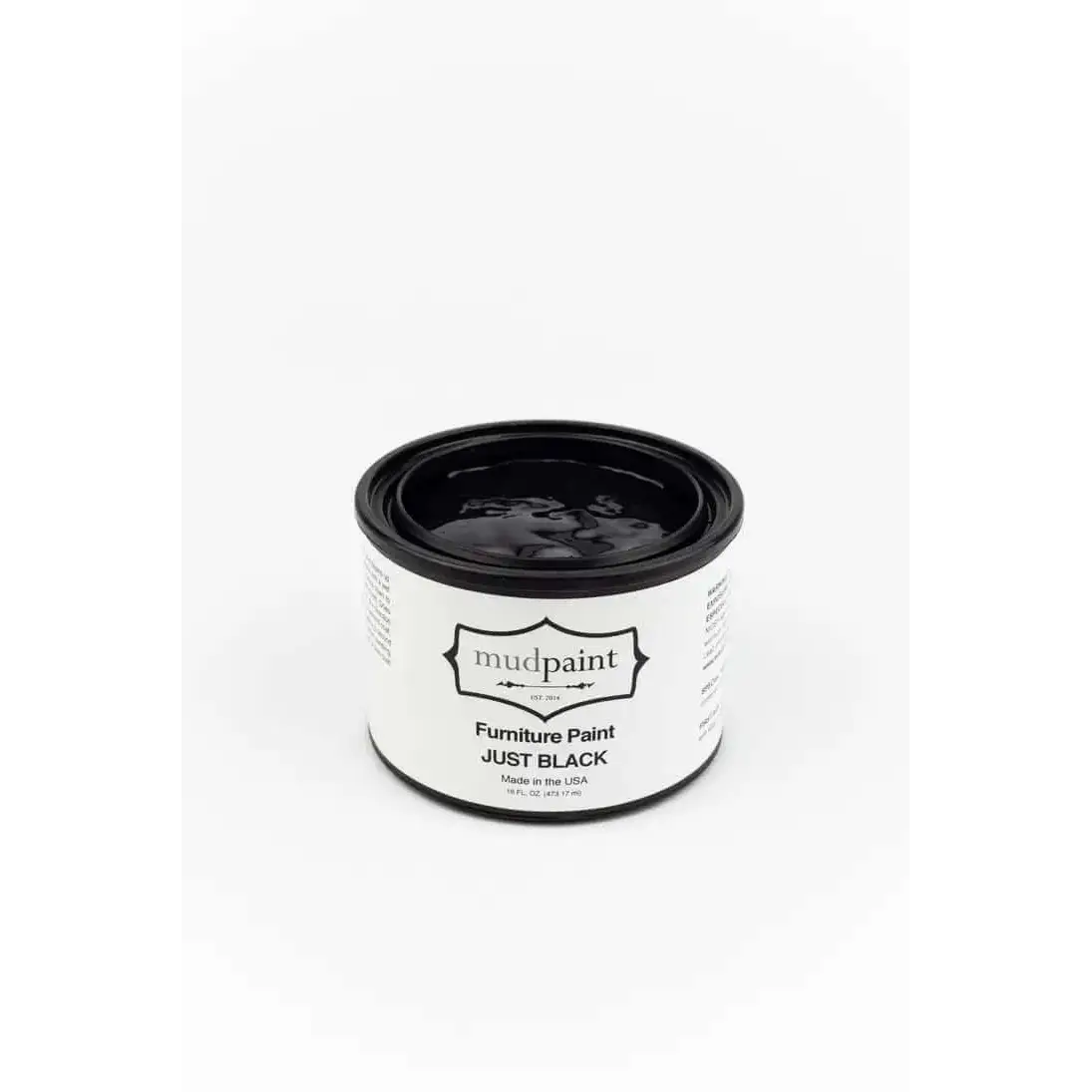 Just Black - MudPaint Clay Furniture Paint - MudPaint