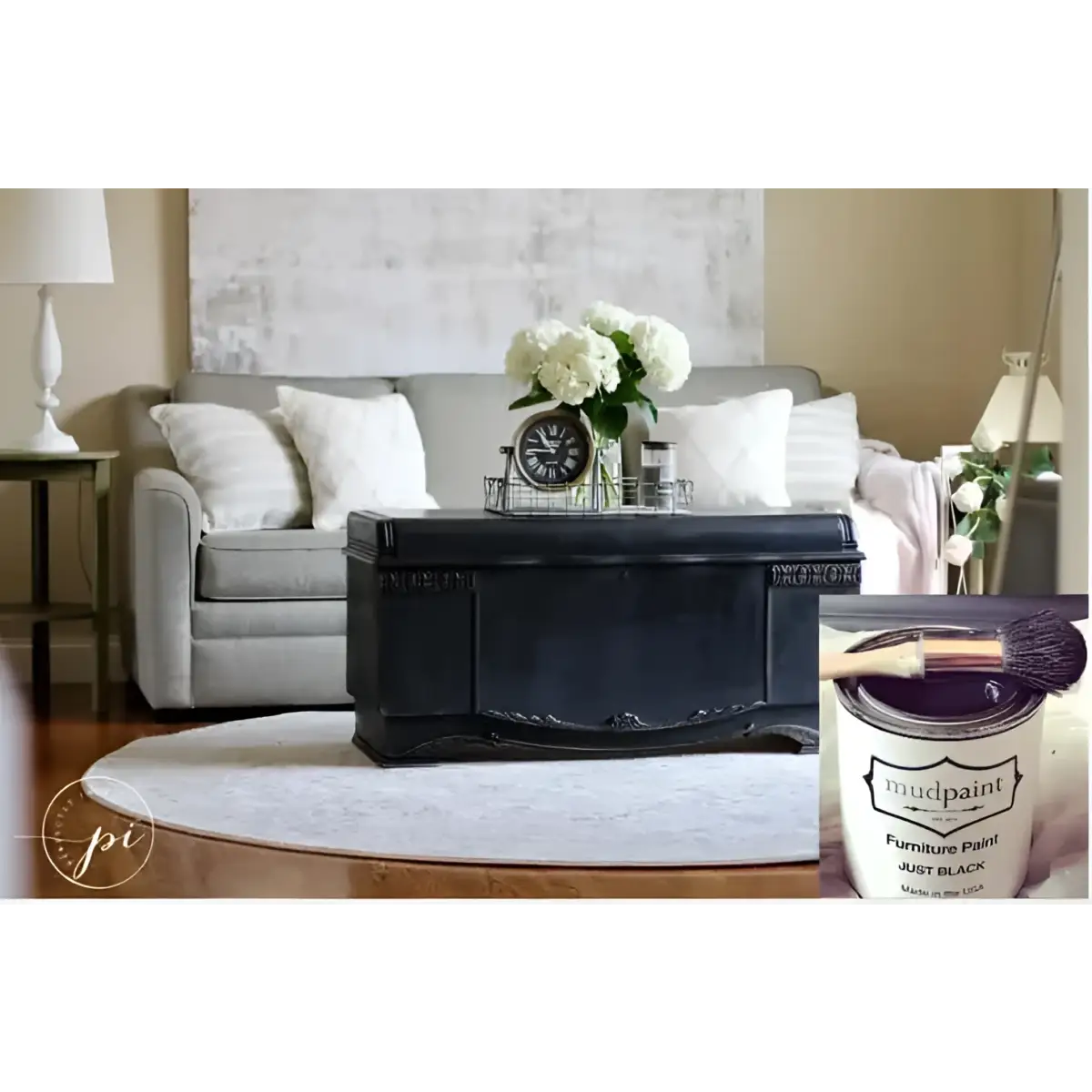Just Black - MudPaint Clay Furniture Paint - MudPaint