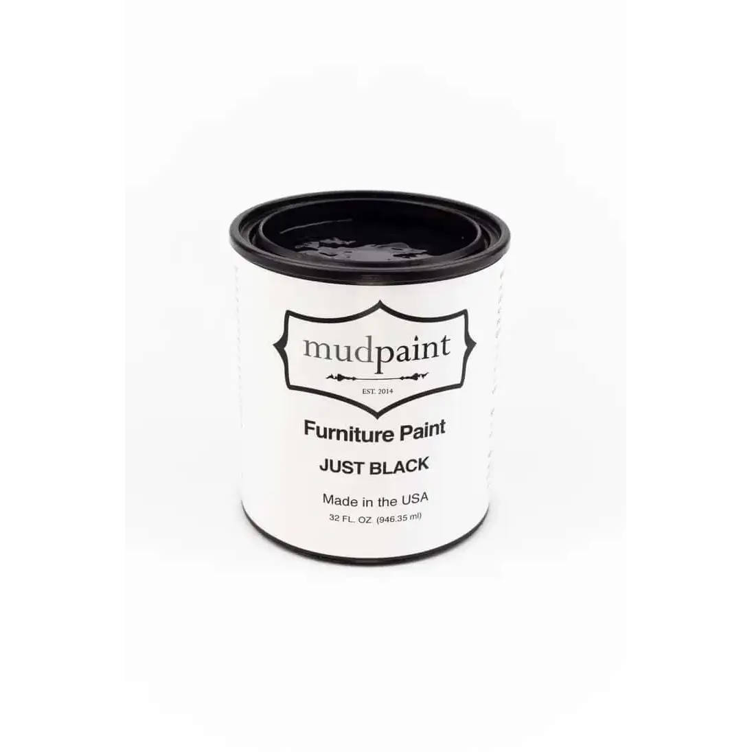 Just Black - MudPaint Clay Furniture Paint - MudPaint