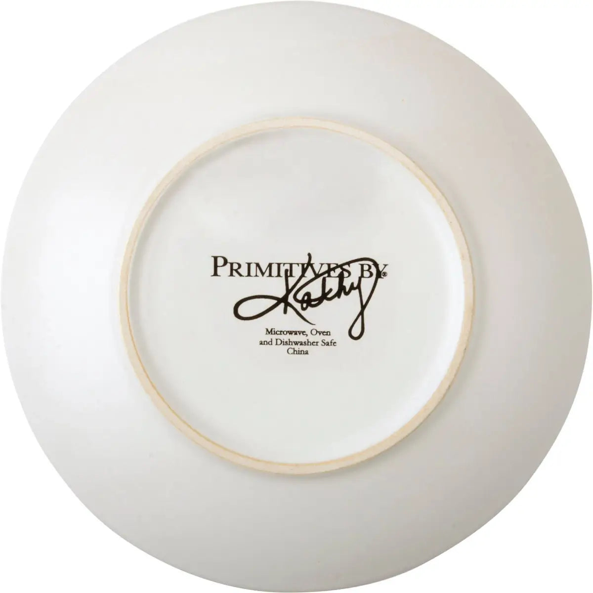 Dessert Plate - Black Plaid - Primitives by Kathy