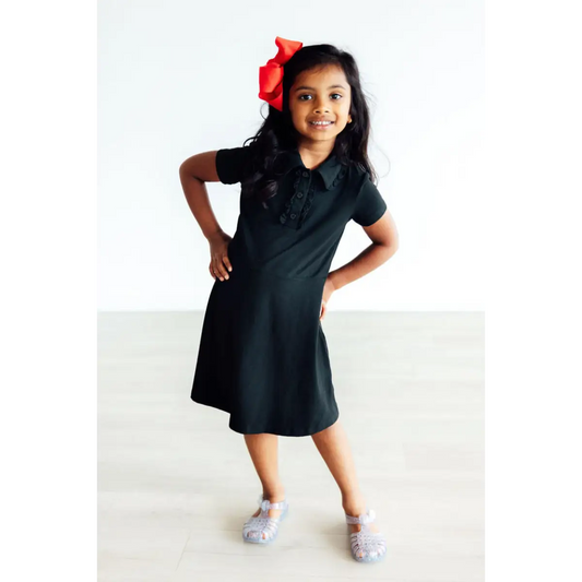 Black Polo Dress - Mila & Rose ®