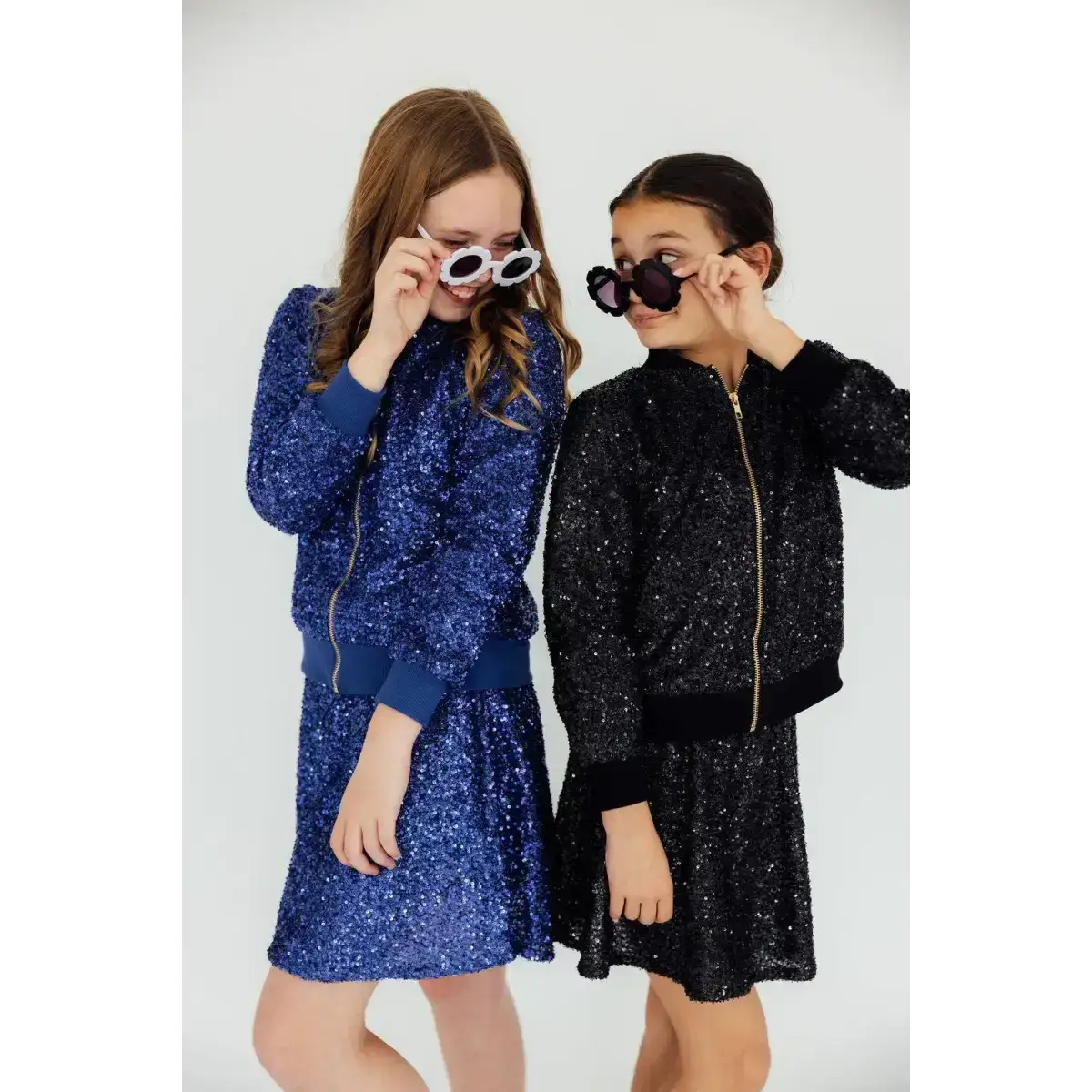 Black Sequin Jacket - Mila & Rose ®