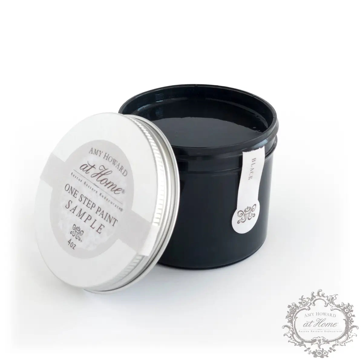 Black - One Step Paint - 4oz Sample - Amy Howard At Home