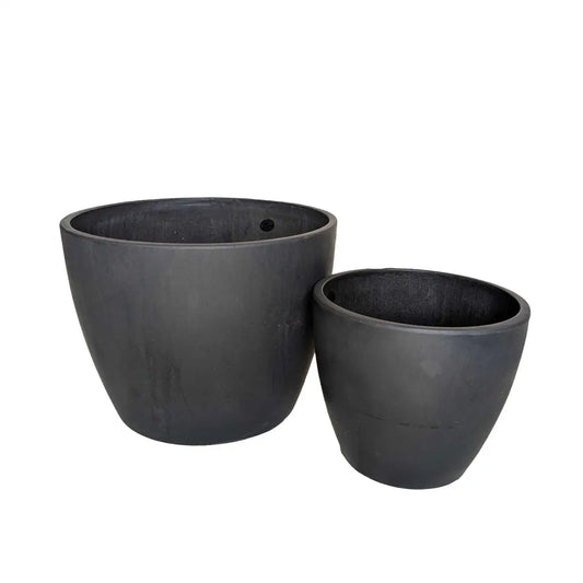 Black and TerraCotta Eco Pots - House Plant Shop