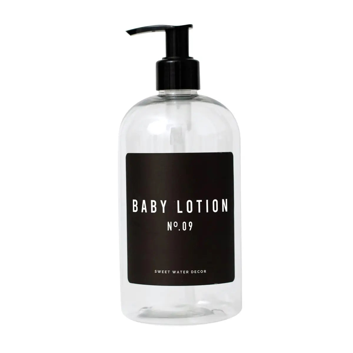 Black Text Labels for Plastic and Glass Dispensers - Sweet Water Decor