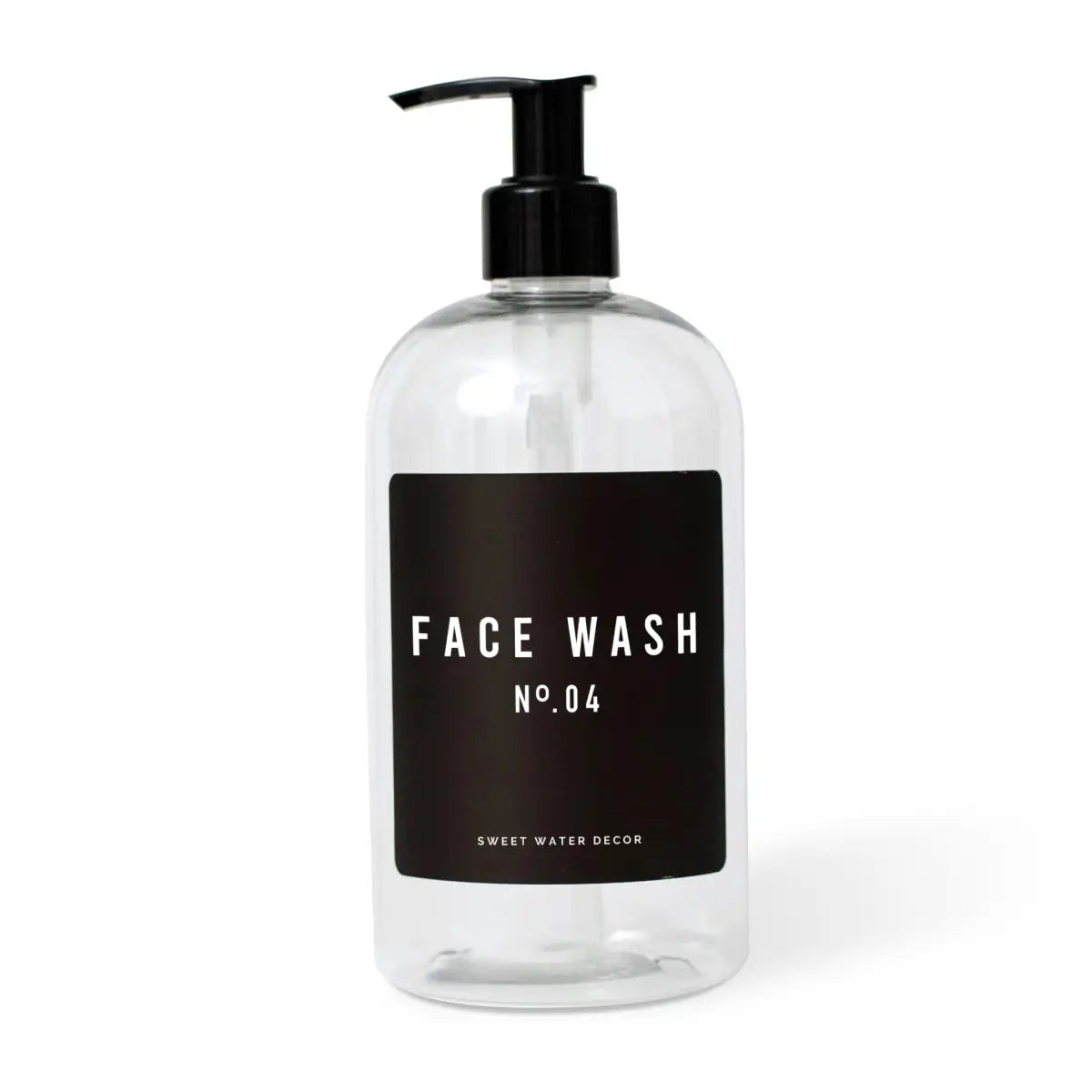 Black Text Labels for Plastic and Glass Dispensers - Sweet Water Decor